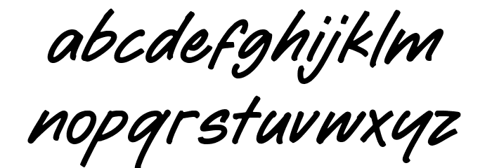 Harvest Cake Font LOWERCASE