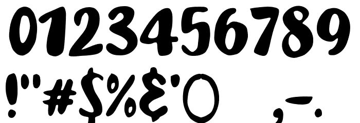 Harvest Season Font OTHER CHARS