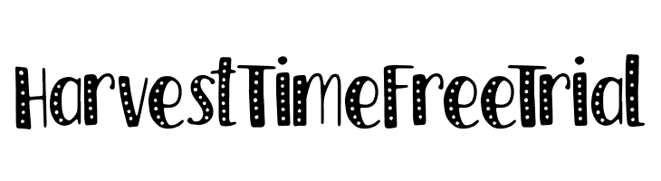Harvest Time FreeTrial  font caratteri gratis