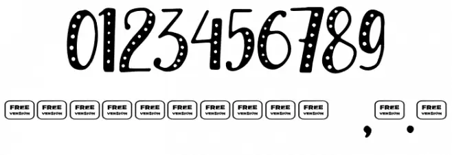 Harvest Time FreeTrial Font OTHER CHARS