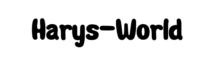 Harys-World  नि: शुल्क फ़ॉन्ट्स डाउनलोड
