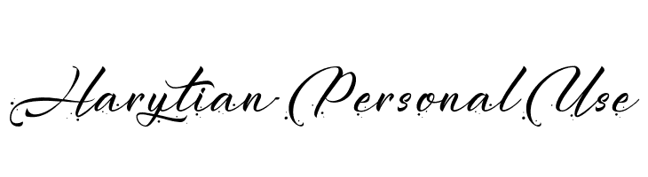 Harytian-PersonalUse  Descarca Fonturi Gratis