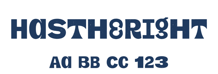 HasThERight Font Preview