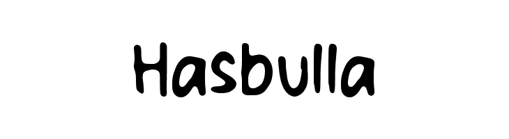 Hasbulla  Скачать бесплатные шрифты