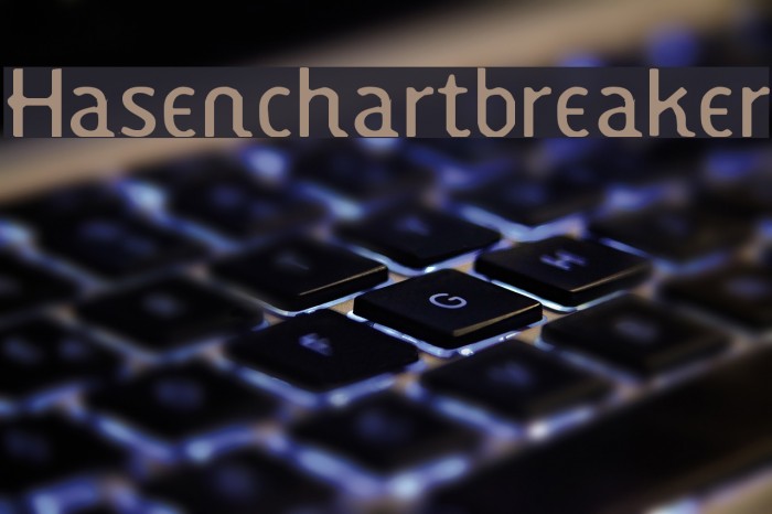 Hasenchartbreaker Font examples