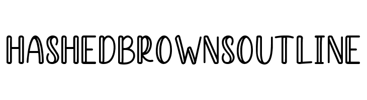 Hashed Browns Outline  नि: शुल्क फ़ॉन्ट्स डाउनलोड