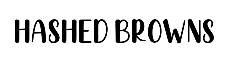 Hashed Browns  Frei Schriftart Herunterladen