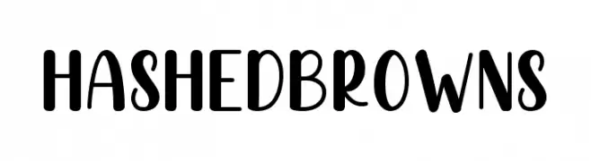 Hashed Browns  Frei Schriftart Herunterladen