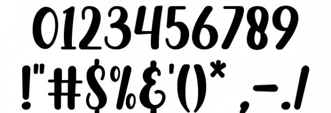 Hashed Browns Font OTHER CHARS