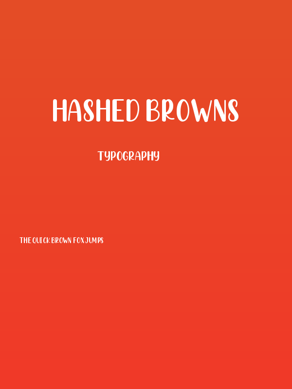 Hashed Browns Poster