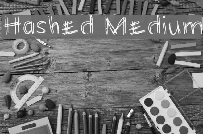 Hashed Medium Font examples
