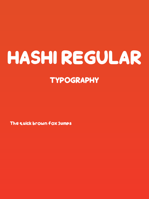 Hashi Regular Poster