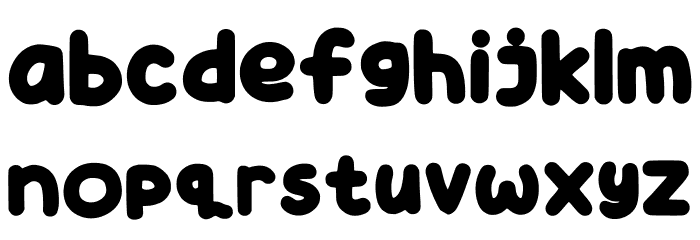Hashi Regular フォント 小文字