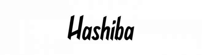 Hashiba  les polices de caractères gratuit tlcharger