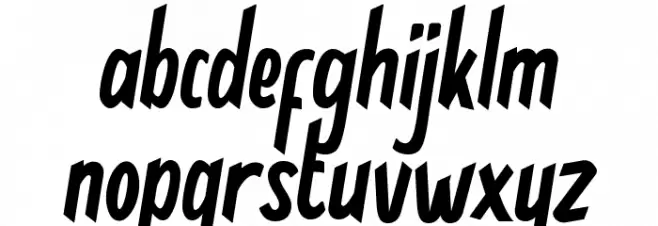 Hashiba Caratteri MINUSCOLO