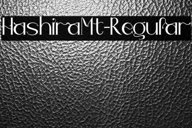 HashiraMt-Regular Example 3
