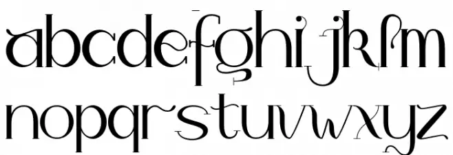 HashiraMt-Regular 字体 小写