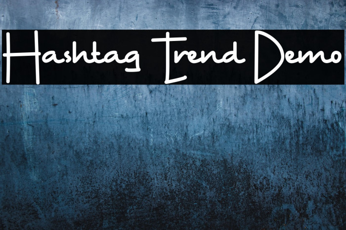 Hashtag Trend Demo Example 2