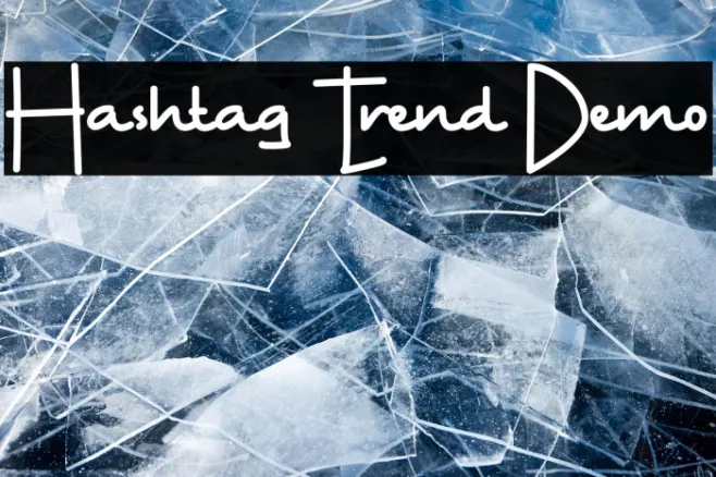 Hashtag Trend Demo Example 3