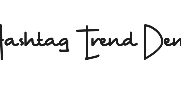 Hashtag Trend Demo Logo
