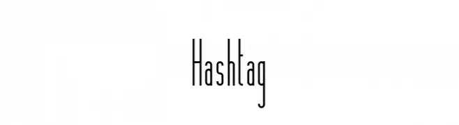 Hashtag  Frei Schriftart Herunterladen