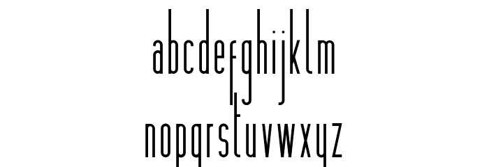 Hashtag Font LOWERCASE