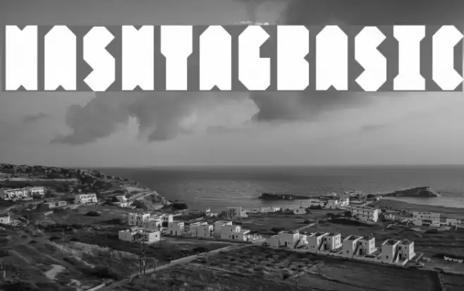 HashtagBasic Font examples