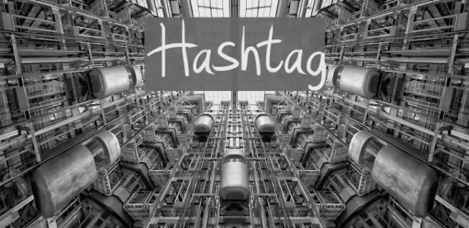 Hashtag Font examples