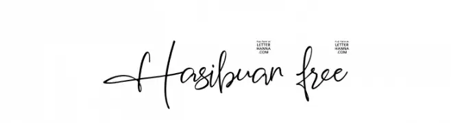 Hasibuan free  تنزيل الخطوط