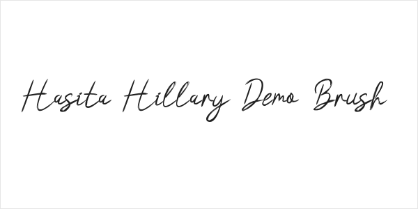 Hasita Hillary Demo Brush Logo
