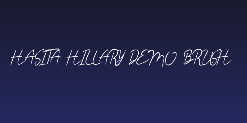 Hasita Hillary Demo Brush Social Header
