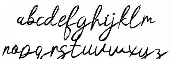 Hasita Hillary Demo Brush Polices MINUSCULES