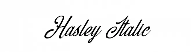 Hasley Italic  baixar fontes gratis