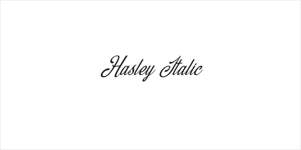 Hasley Italic Logo