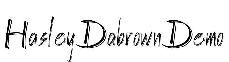 HasleyDabrownDemo  font caratteri gratis