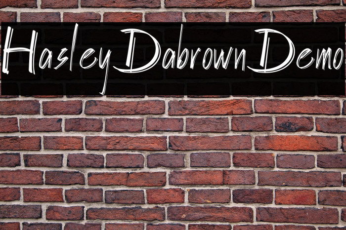 HasleyDabrownDemo Example 3