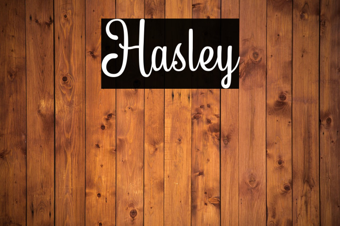 Hasley Example 2