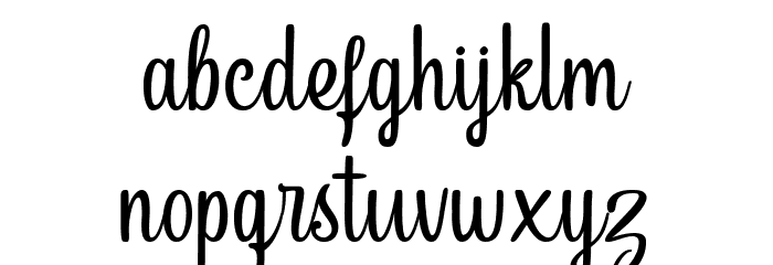Hasley Font LOWERCASE