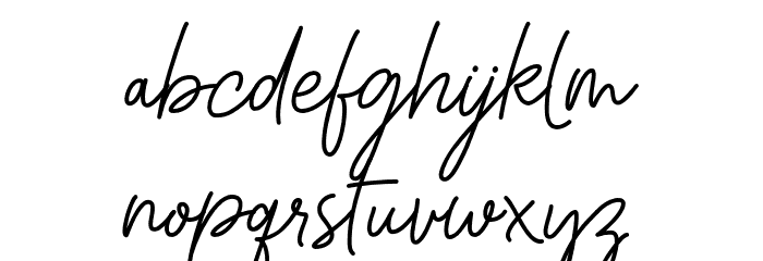 Haslley Beautiful Demo Version Font LOWERCASE