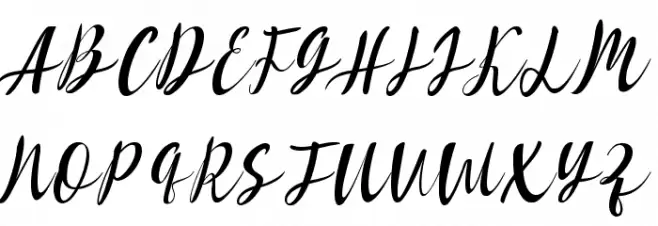 Hasnabilla Schriftart Groß
