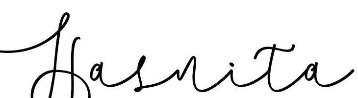 Hasnita  font caratteri gratis