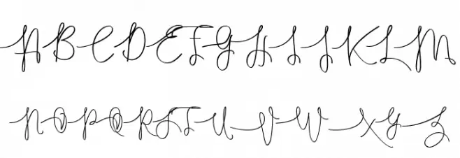 Hasnita 字体 大写