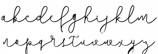 Hasnita फ़ॉन्ट लोअरकेस