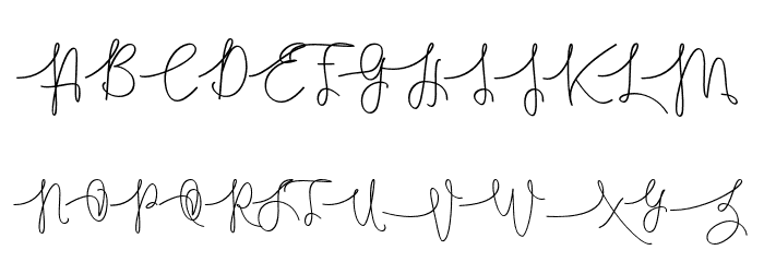 Hasnita Font UPPERCASE
