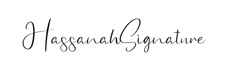 HassanahSignature  नि: शुल्क फ़ॉन्ट्स डाउनलोड