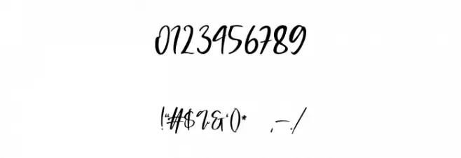 HassanahSignature Font OTHER CHARS