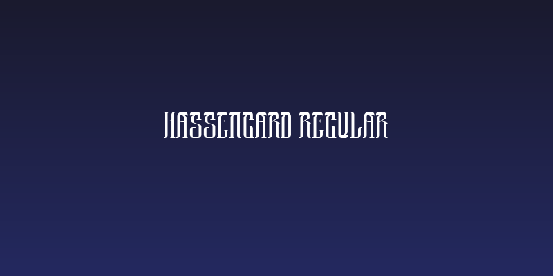 Hassengard Regular Social Header