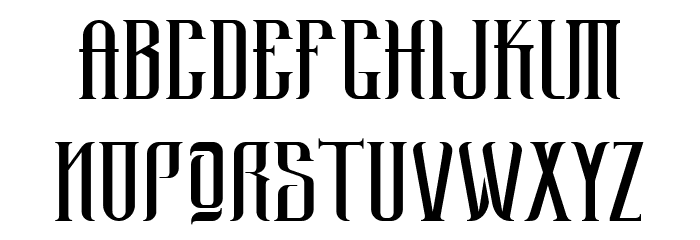 Hassengard Regular Font LOWERCASE