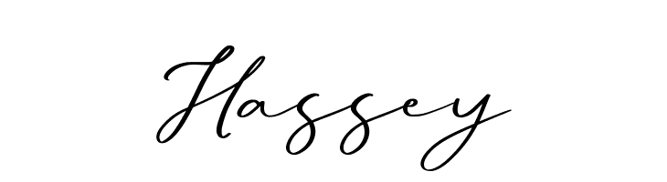 Hassey  नि: शुल्क फ़ॉन्ट्स डाउनलोड