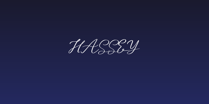 Hassey Social Header